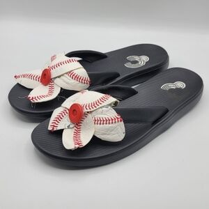 Nike Baseball Floral Flip Flops, Womens 10